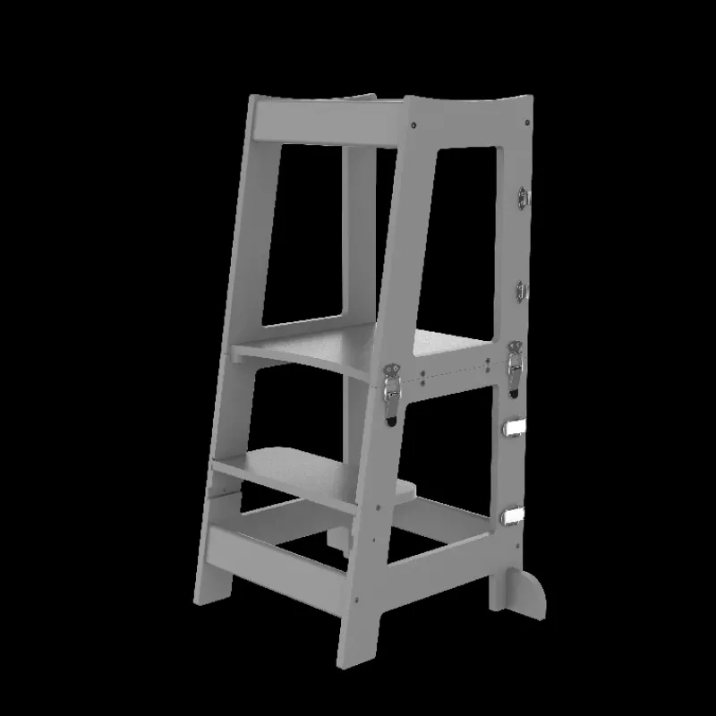 Outlet 3 - i - 1 Maya Læringstårn Grå Børn Børnemøbler