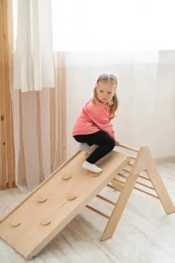Hot Anthon 2 - i - 1 Klatrestativ Natur Børn Børnemøbler