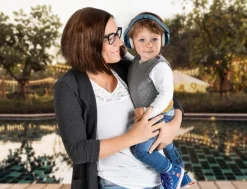 Outlet Høreværn til Baby - Blå Høreværn