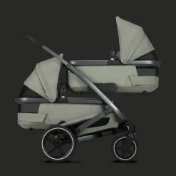 New Geo3 Liggedel + Klapvogn | Sage green Duo- &Amp; Kombivogne