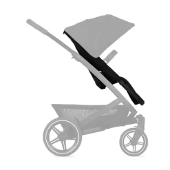 Outlet Geo3 Sæde - Space black Klapvogne