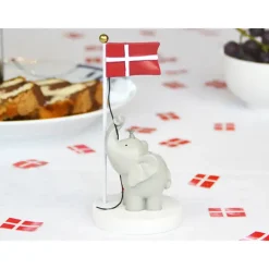 Hot Bordpynt - elefant og mus 13 cm Børn Interiør|Interiør