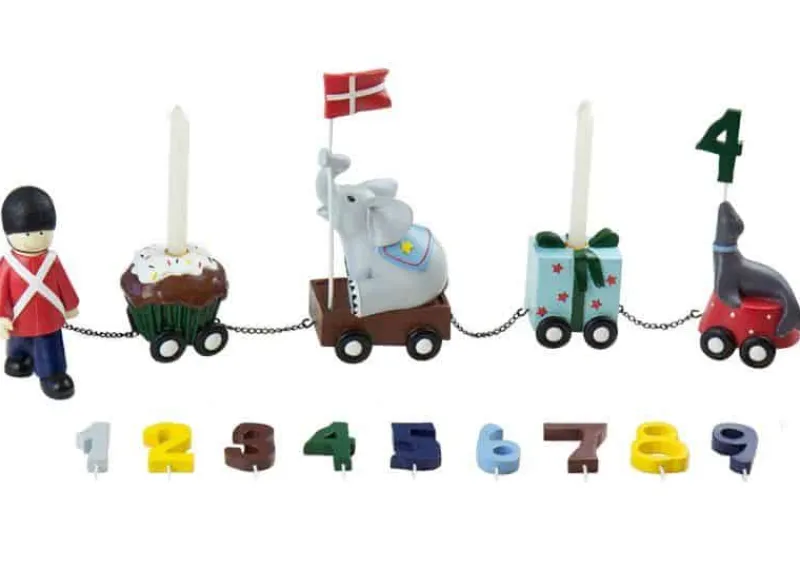 Online fødselsdagstog Garder med 9 tal Børn Interiør|Interiør