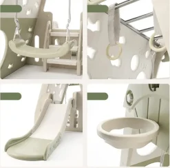 New aktivitets hus med rutsjebane og gynge Udeleg