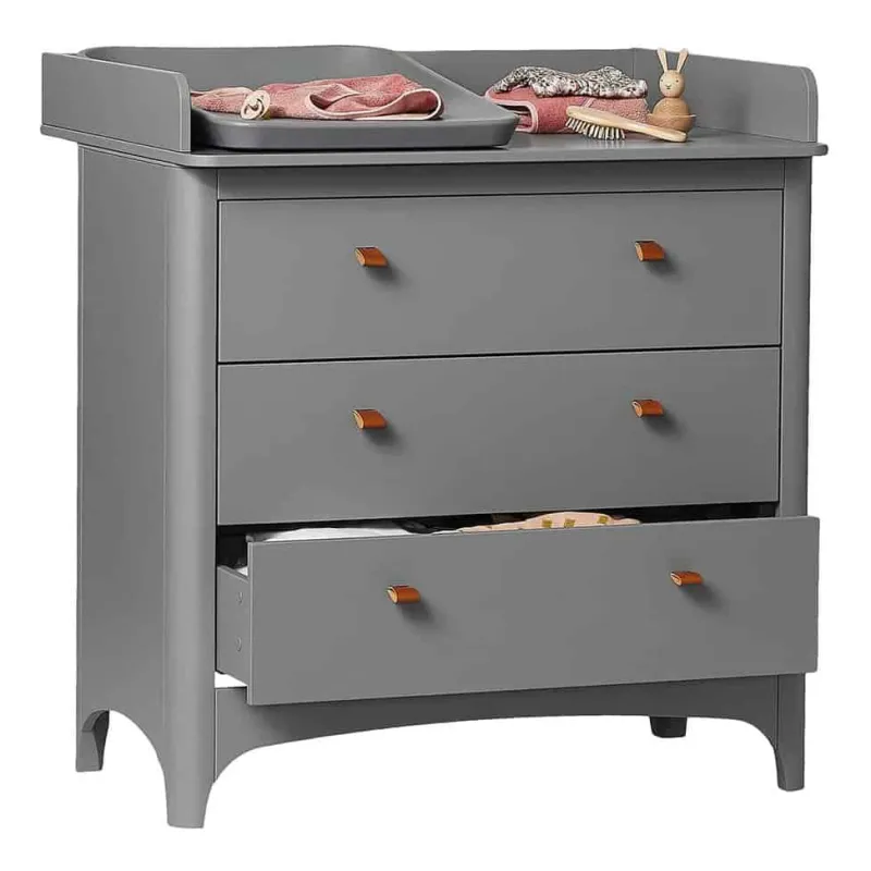 New Classic™ kommode inkl. pusleenhed - grå Børn Børnemøbler|Pusleborde