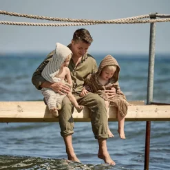 Best Hoodie - Woodland - Økologisk bomuld - Mocca Børn Badeslag &Amp; Håndklæder|Tekstiler