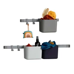 opbevaringsholder 3 pak Dusty Grey Pusleborde