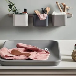 opbevaringsholder 3 pak Dusty Grey Pusleborde