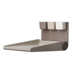 Online Wally™ væghængt puslebord - Cappuccino Puslehynder|Pusleborde