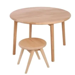 Sale Lille skammel / Massivt Bøgetræ Børn Børnemøbler