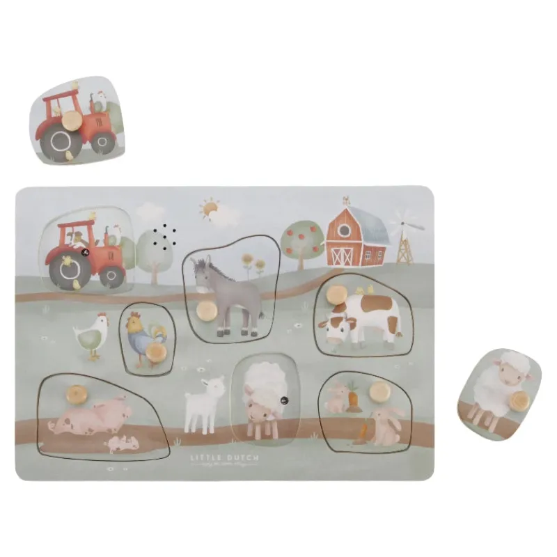 Hot - Puslespil m. lyd FSC - Little Farm Spil &Amp; Puslespil