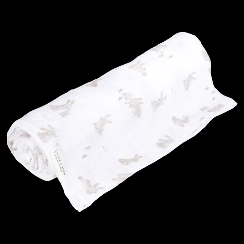 - Svøb 120x120 muslin - Baby Bunny Børn Tæpper &Amp; Svøb