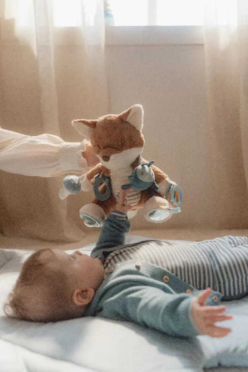 Online Aktivitetsbamse - Ræv Aktivitetslegetøj|Bamser