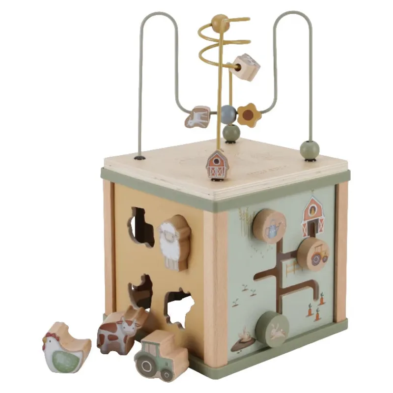 Best Aktivitetskube - Little Farm Aktivitetslegetøj