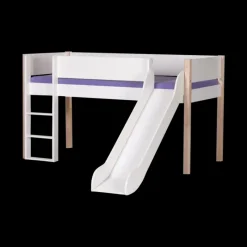 Best Loke Halvhøjseng med rutsjebane Børn Børnemøbler|Juniorsenge