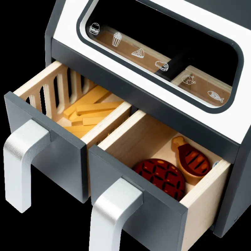 Online AIRFRYER MED TILBEHØR Trælegetøj|Træmad