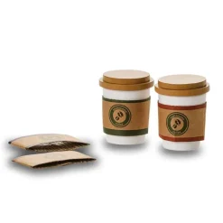 New COFFEE "TO GO" - 2 STK. Trælegetøj|Træmad