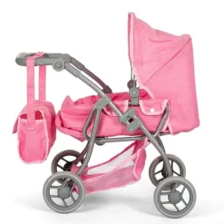 Hot dukkevogn med lift - pink Dukkevogne