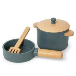 Outlet Gryde og pandesæt Trælegetøj|Træmad