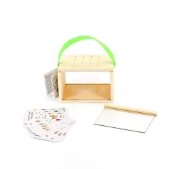 Clearance INSEKTHUS I TRÆ MED KORT Aktivitetslegetøj|Trælegetøj