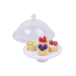 Outlet Tærter på fad m/låg Trælegetøj|Træmad