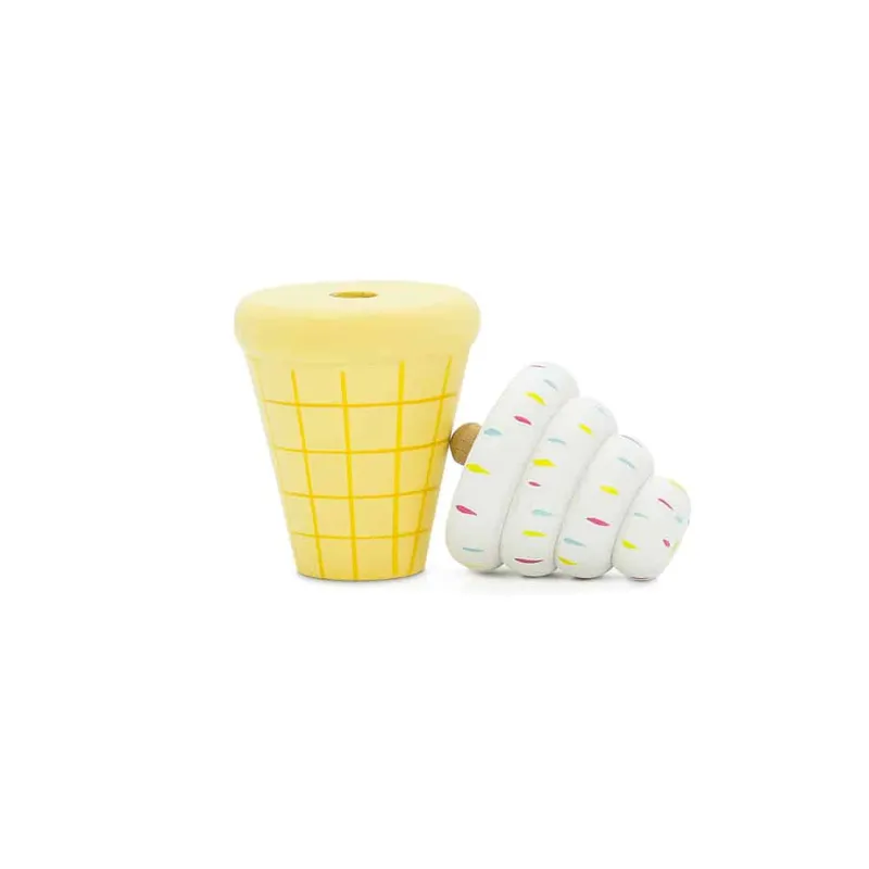 Outlet Vaffelis - Vanilje med krymmel Trælegetøj|Træmad