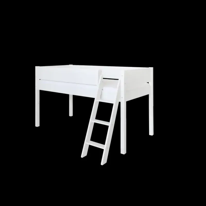 Online Mari Halvhøjseng med skrå stige Børn Børnemøbler|Juniorsenge