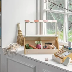 Outlet Markedsbod træ Trælegetøj|Træmad