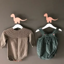 Clearance Dino Knage - egetræ Børn Interiør|Interiør