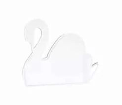 Discount svane spejl - hvid Børn Spejle|Spejle