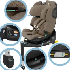 Best Maxi-Cosi Emerald 360 Pro - Authentic Truffle Autostole - Toddler