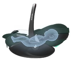 Clearance Maxi-Cosi PEBBLE 360 PRO2 TWILLIC GREEN Autostole - Baby