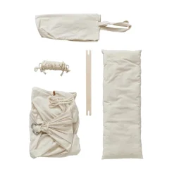 Basic slyngevugge økologisk bomuld - beige Børn Slyngevugger|Slyngevugger