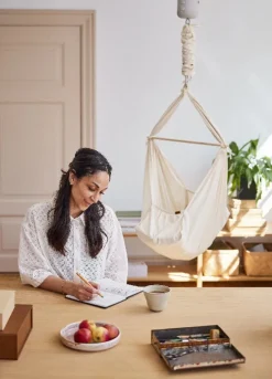 Basic slyngevugge økologisk bomuld - beige Børn Slyngevugger|Slyngevugger