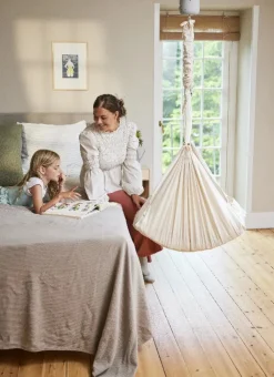 Basic slyngevugge økologisk bomuld - beige Børn Slyngevugger|Slyngevugger