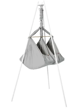 Clearance Basic tvillinge slyngevugge økologisk bomuld - grå Børn Slyngevugger|Slyngevugger