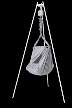 Discount Premium slyngevugge økologisk bomuld - grå Børn Slyngevugger|Slyngevugger