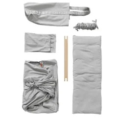 Discount Premium slyngevugge økologisk bomuld - grå Børn Slyngevugger|Slyngevugger