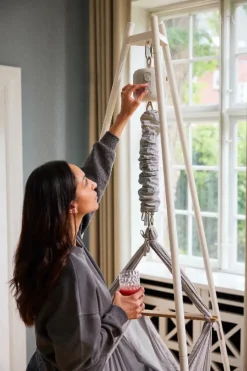 Discount Premium slyngevugge økologisk bomuld - grå Børn Slyngevugger|Slyngevugger