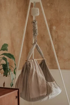 Discount Premium slyngevugge økologisk bomuld - grå Børn Slyngevugger|Slyngevugger