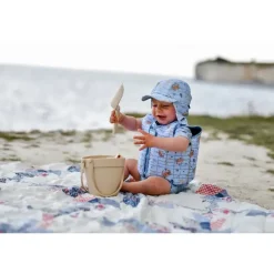 Hot Svømmevest mønstret - Faded Denim - 1-2 år/11-15 kg Badetøj|Badelegetøj