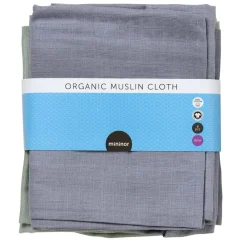 Online stofble økologisk grøn - grå 6 - pak Stofbleer