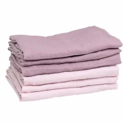 Clearance stofble økologisk rosa - lilla 6 - pak Stofbleer