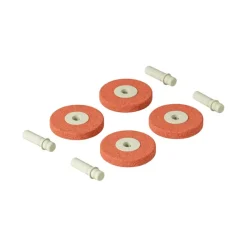 4 x Foam wheels Burnt Orange / Dusty Green Aktivitetslegetøj