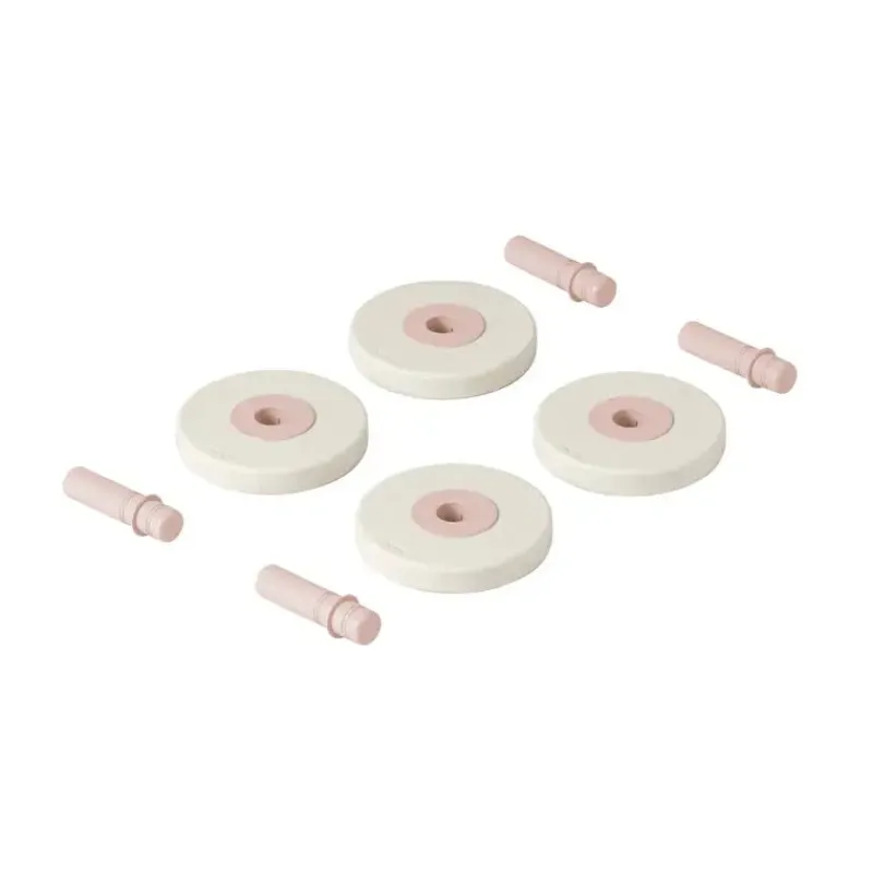 Online 4 x Foam wheels Sand Grey / Soft Rose Aktivitetslegetøj