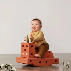 New Curiosity Set Burnt Orange / Dusty Green Aktivitetslegetøj