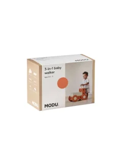 Best 3-in-1 Gåvogn Burnt Orange / Dusty Green Aktivitetslegetøj