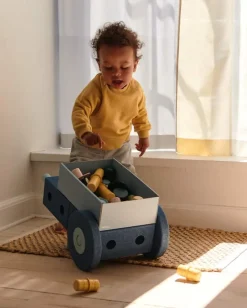 3-in-1 Gåvogn Deep Blue / Sky Blue Aktivitetslegetøj