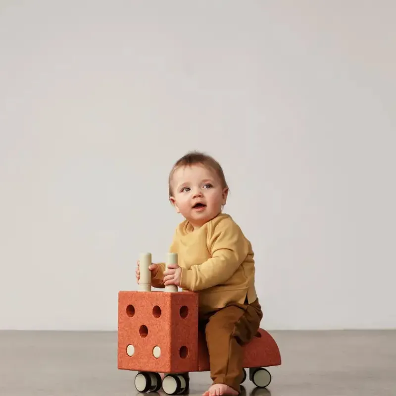 Discount Tiny ride Burnt Orange / Dusty Green Aktivitetslegetøj