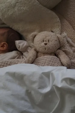 økologisk brummende bjørn m. Lampe - sand natur Børn Bamser|Lys &Amp; Lamper